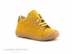 Offres đ BĂ©bĂ© Bopy JOKARI - Basket BEBE Cuir Jaune đ„