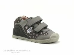 Grosses soldes 🛒 Bébé Biomecanics 211125A Gris Etoiles - 2 Velcros - 🥾 Boots BEBE Fille 🤩 -Boutique Bellamy unnamed file 1124