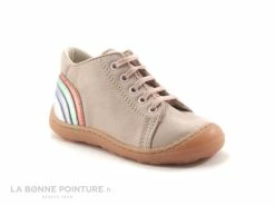 De gros 🔔 Bébé Bopy JOZ Rose Pale - Chaussure Montante Fille ✨