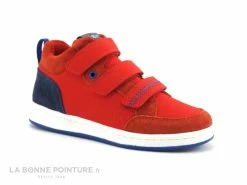 Top 10 🥰 Enfant Kickers BILBON Velcro - Rouge - Marine - Basket Montante GARCON 🔔