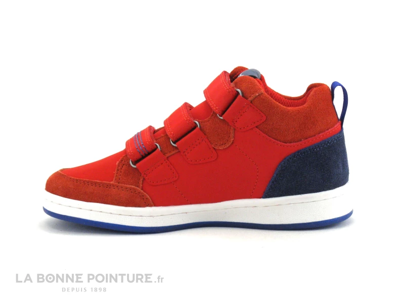 Top 10 🥰 Enfant Kickers BILBON Velcro - Rouge - Marine - Basket Montante GARCON 🔔 3 Top 10 🥰 Enfant Kickers BILBON Velcro - Rouge - Marine - Basket Montante GARCON 🔔 – Image 3