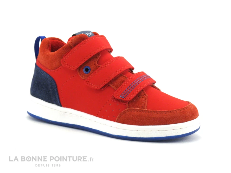 Top 10 🥰 Enfant Kickers BILBON Velcro - Rouge - Marine - Basket Montante GARCON 🔔 5 Top 10 🥰 Enfant Kickers BILBON Velcro - Rouge - Marine - Basket Montante GARCON 🔔 – Image 5