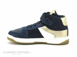 Meilleure affaire 😉 Enfant Kickers KICKALIEN Marine Or - 900870 - Basket Montante ⭐ -Boutique Bellamy unnamed file 1197