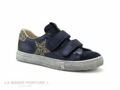 Meilleure vente ⭐ Enfant Bopy SARDIVEL - Basket Fille Bleu Marine Avec 2 Scratches 🥰