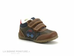 Acheter ✔️ Bébé Geox ELTHAN Cognac Navy - B261PA - Basket Bebe 2 Velcros ⌛ -Boutique Bellamy unnamed file 1301