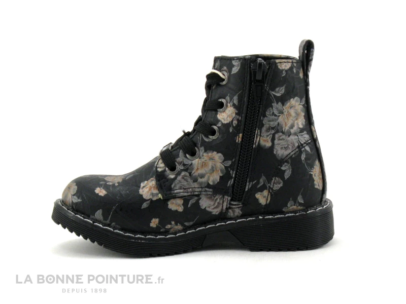 Nouveau 💯 Enfant Dockers 43CU738 Noir Rose - Bottine Lacet Fille 🔔 3 Nouveau 💯 Enfant Dockers 43CU738 Noir Rose - Bottine Lacet Fille 🔔 – Image 3