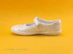 Nouveau 👏 Enfant Bopy SELENE Argent - Ballerine Velcro Fille ⌛ -Boutique Bellamy unnamed file 1327