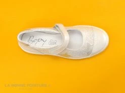 Nouveau 👏 Enfant Bopy SELENE Argent - Ballerine Velcro Fille ⌛ -Boutique Bellamy unnamed file 1330