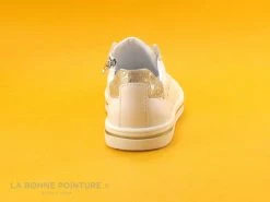 Tout neuf ❤️ Enfant Bopy SAVA Blanc - Or Metal - Basket Mode Fille 🎁 -Boutique Bellamy unnamed file 1335