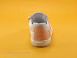 Le moins cher ⌛ Bébé Bopy RILAX Blanc Orange - Etoile Argent - Basket Basse Fille 👍 -Boutique Bellamy unnamed file 1381