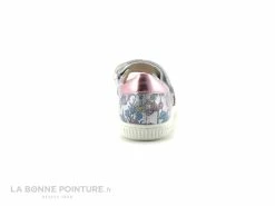 Promo 💯 Bébé MKids MELKI - MK 202D9EB - Ballerine Velcro Fille - Fleur - Metal 🎉 -Boutique Bellamy unnamed file 1580