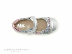 Promo 💯 Bébé MKids MELKI - MK 202D9EB - Ballerine Velcro Fille - Fleur - Metal 🎉 -Boutique Bellamy unnamed file 1582