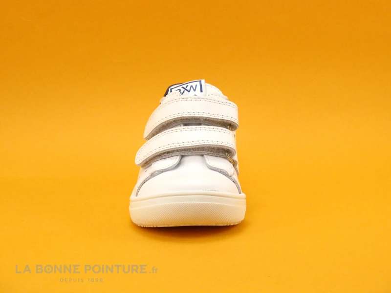 Promo ⭐ Bébé Bopy RAMDAM Blanc - Basket Mode BEBE 2 Velcros 💯 2 Promo ⭐ Bébé Bopy RAMDAM Blanc - Basket Mode BEBE 2 Velcros 💯 – Image 2