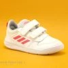 Budget ✔️ Bébé Adidas TENSAUR I Blanc Rose - Basket Fille Avec Velcros ⌛
