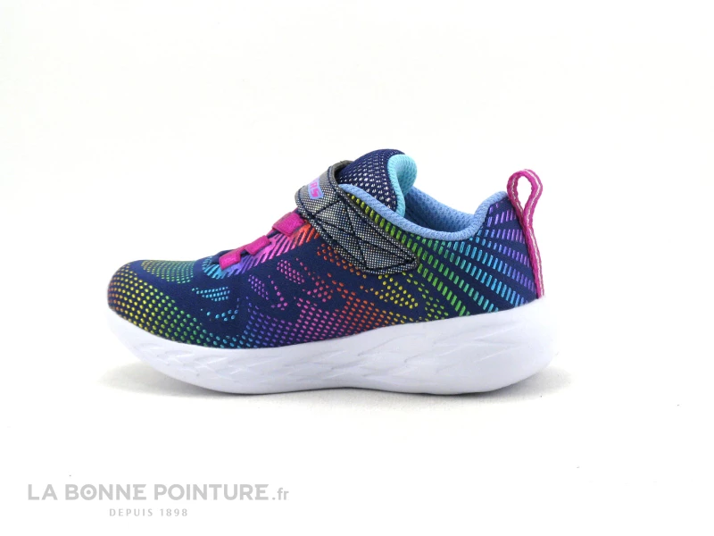 Meilleure affaire 😍 Bébé Skechers Go Run 600 Shimmer Speeder 302031N - Navy Multi - Basket 🧨 3 Meilleure affaire 😍 Bébé Skechers Go Run 600 Shimmer Speeder 302031N - Navy Multi - Basket 🧨 – Image 3