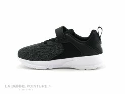 Bon marché 👍 Bébé Puma COMET 2 Alt V - Basket Noire - Gris - Elastique Et Velcro 😉 -Boutique Bellamy unnamed file 1781