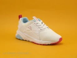 Meilleure vente 😍 Bébé Kappa LOGO SAN PUERTO Blanc Fuschia Turquoise - Basket 😍