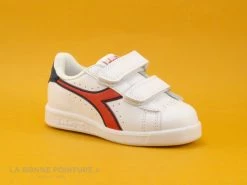 Bon marché 🔔 Bébé Diadora GAME P TD - 880750-20-32 - Basket Blanc Bleu Rouge - 2 Scratches 😀 -Boutique Bellamy unnamed file 1815