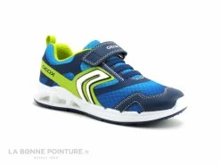 Budget 😍 Enfant Geox DAKIN J929FA - Navy Lime - Basket Velcro GARCON - Led 🔔 -Boutique Bellamy unnamed file 1836
