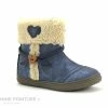 De gros 🧨 Bébé Kouki By Bopy IPOMIA Marine - 🥾 Boots Fille Avec Revers Fourrure ✨