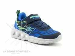 Remise 😀 Bébé Skechers MAGNA LIGHTS BOZLER - 401500N - Bleu - Basket Leds BEBE 👍