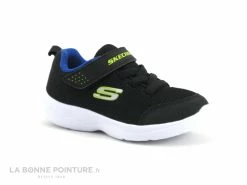 Budget ⭐ Bébé Skechers Skech-Stepz 2-0 Mini Wanderer - Basket Noire Enfant Velcro 😉