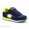 Tout neuf 😀 Bébé Skechers BOYS Retro Sneak GORVOX - Bleu Marine - Jaune - Basket 😉