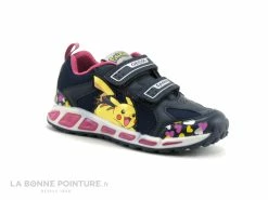 Tout neuf 😀 Enfant Geox SHUTTLE J8206D - Bleu Rose - Pokemon - Basket LED Fille 😉 -Boutique Bellamy unnamed file 2034