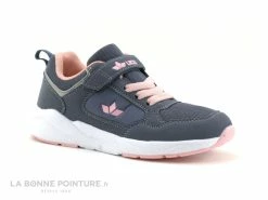 Offres 🧨 Enfant Lico 590458 Fin VS - Basket Fille Grise Et Rose - Elastique Et Velcro 😀