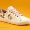 Meilleure affaire 🧨 Enfant Geox GISLI J024NB White Pink - Basket Fille Blanche Et Rose 🔔