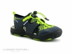Meilleure vente 💯 Enfant Geox KYLE J92E1B - Lime - Bleu - Nu-pieds GARCON ❤️