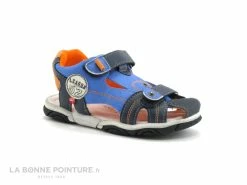 Offres 🔔 NA! Bébé NA - AMENOS - Marine Bleu Orange - 🩴 Sandale Velcro GARCON 🌟