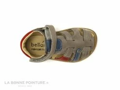 Grosses soldes 🧨 Bébé Bellamy DONJON Taupe Bleu Rouge - 275002 - 🩴 Sandale BEBE GARCON 🧨 -Boutique Bellamy unnamed file 2322