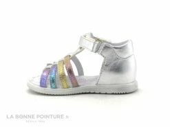 Bon marché ❤️ Bébé Bopy RAPSOU Argent - Multicolore - 🩴 Sandale Fille Premiers Pas 🔔 -Boutique Bellamy unnamed file 2332