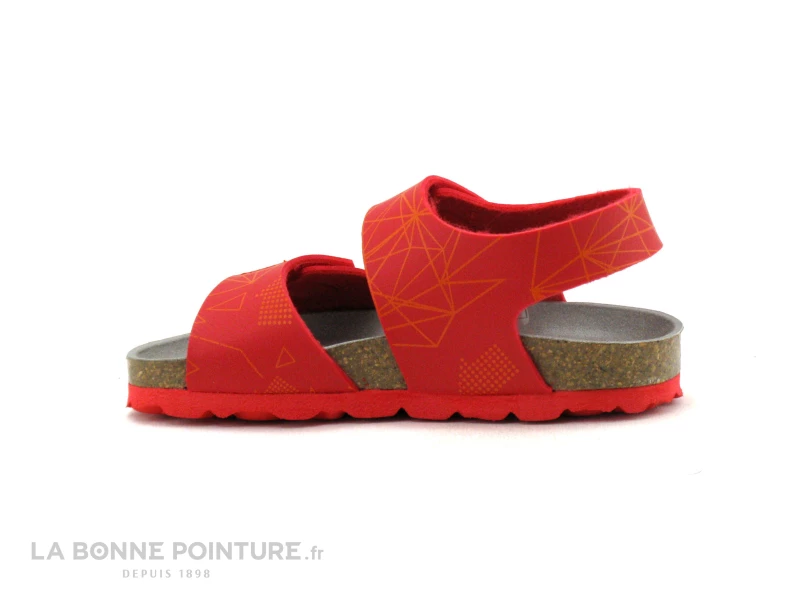 Sortie ⌛ Kickers 🌞 Summerkro Rouge Galactic 785457 - 🩴 Sandale Velcro Enfant 🎁 2 Sortie ⌛ Kickers 🌞 Summerkro Rouge Galactic 785457 - 🩴 Sandale Velcro Enfant 🎁 – Image 2