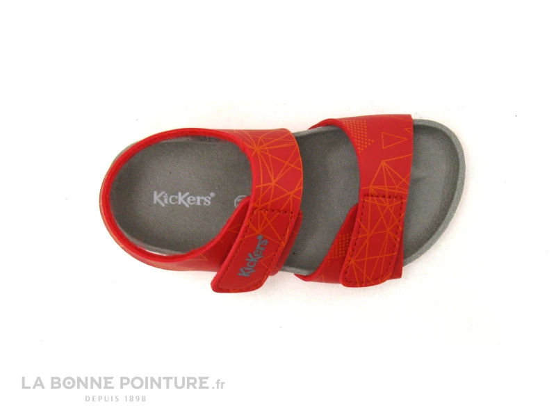 Sortie ⌛ Kickers 🌞 Summerkro Rouge Galactic 785457 - 🩴 Sandale Velcro Enfant 🎁 3 Sortie ⌛ Kickers 🌞 Summerkro Rouge Galactic 785457 - 🩴 Sandale Velcro Enfant 🎁 – Image 3