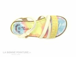 Grosses soldes 🎁 Enfant Wipop YOVICO Beige - Paille - Semelle Multicolore - 🩴 Sandale Fille 🔥 -Boutique Bellamy unnamed file 2369