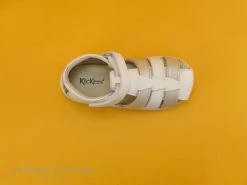 Bon marché 🧨 Bébé Kickers BIGFLO Blanc Argent 351376 - 🩴 Sandale Fille 🤩 -Boutique Bellamy unnamed file 2502