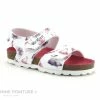 Bon marché 🎉 Bébé Kickers ☀️ Summerkro Blanc Papillon 785452-10 33 - 🩴 Sandale Fille 🎉