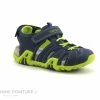 Bon marché 🥰 Bébé Geox SAND KRAZE B0224A Navy Lime - 🩴 Sandale Sport GARCON 🌟