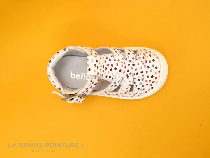 Promo 🎁 Bébé Bellamy SOSSO Bubble Blanc - Multi - 🩴 Sandale BEBE Fille 🛒 6 Promo 🎁 Bébé Bellamy SOSSO Bubble Blanc - Multi - 🩴 Sandale BEBE Fille 🛒 – Image 6