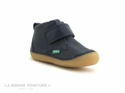 Meilleure vente 👏 Bébé Kickers SABIO Marine Fonce - 🥾 Boots Velcro BEBE - 584348-10 ✨