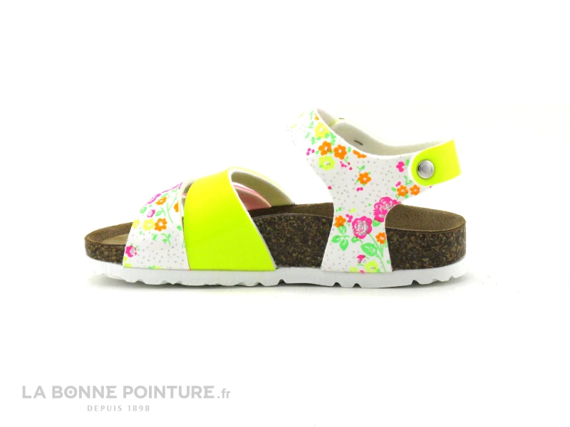 Coupon 🎉 Enfant Biomodex 887 Jaune Rose Fluo - Fleurs - 🩴 Sandale Anatomique Fille 😍 2 Coupon 🎉 Enfant Biomodex 887 Jaune Rose Fluo - Fleurs - 🩴 Sandale Anatomique Fille 😍 – Image 2