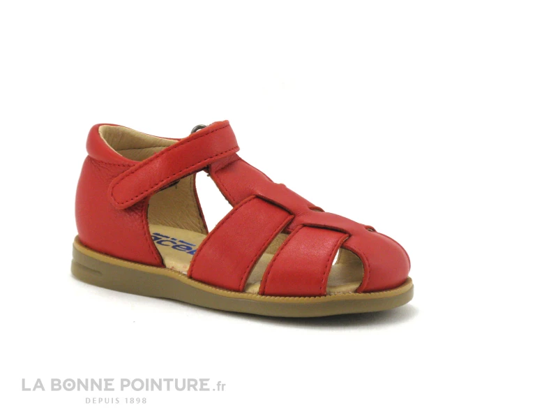 De gros 😍 Bébé Acebos 1235AT - 🩴 Sandale BEBE Bout Ferme - Cuir Rouge 🔥 5 De gros 😍 Bébé Acebos 1235AT - 🩴 Sandale BEBE Bout Ferme - Cuir Rouge 🔥 – Image 5
