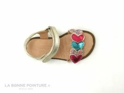 Meilleur prix ✔️ Bébé Acebos 5615ET Platine - 🩴 Sandale Or Fille - Coeurs Multicolores 🛒 -Boutique Bellamy unnamed file 2627