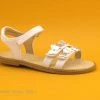 Sortie 🎉 Enfant Geox J8235I KARLY Girl - White - 🩴 Sandale Blanche ❤️