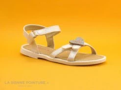 Meilleure vente 😉 Enfant Wipop YOEUR - Blanc - Coeurs Strass - 🩴 Sandale Fille ⌛