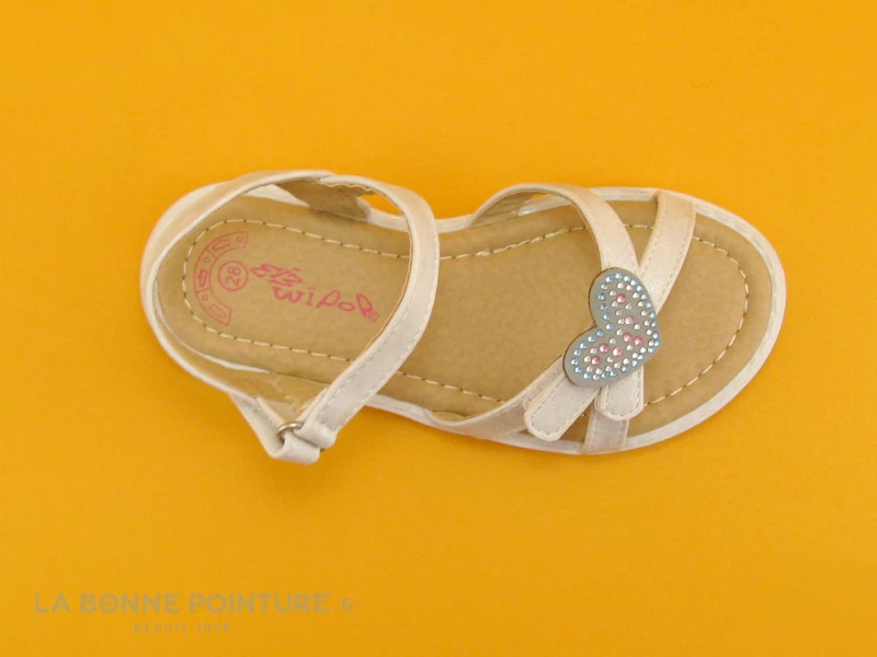 Meilleure vente 😉 Enfant Wipop YOEUR - Blanc - Coeurs Strass - 🩴 Sandale Fille ⌛ 3 Meilleure vente 😉 Enfant Wipop YOEUR - Blanc - Coeurs Strass - 🩴 Sandale Fille ⌛ – Image 3