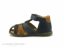 Grosses soldes 🥰 Bébé Bopy RADIUS Ocean - 🩴 Sandale BEBE Cuir Bleu Marine Et Camel 🥰 -Boutique Bellamy unnamed file 2747