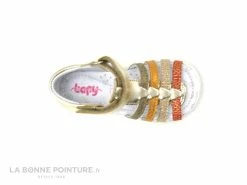 Sortie ✨ Bébé Bopy REALITY Or - Multicolore - 🩴 Sandale BEBE Fille Cuir Metallise 🔔 -Boutique Bellamy unnamed file 2761